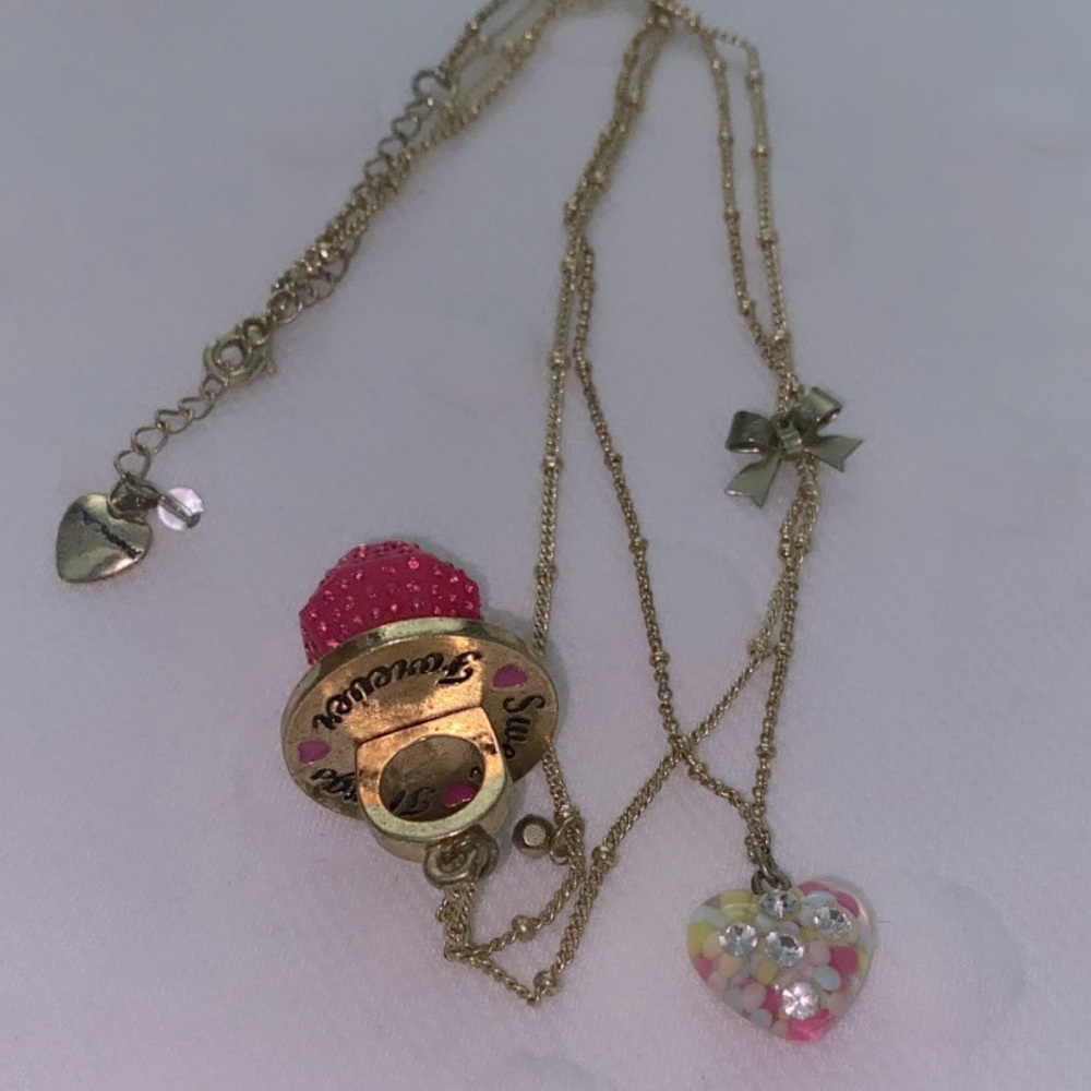 Betsey Johnson Ring Pop Necklace